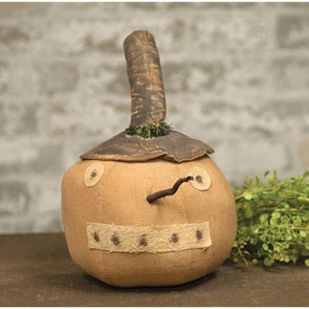 Stuffed Primitive Snowman Head, 10"